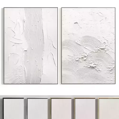 Plaster Two Photo Frame 361