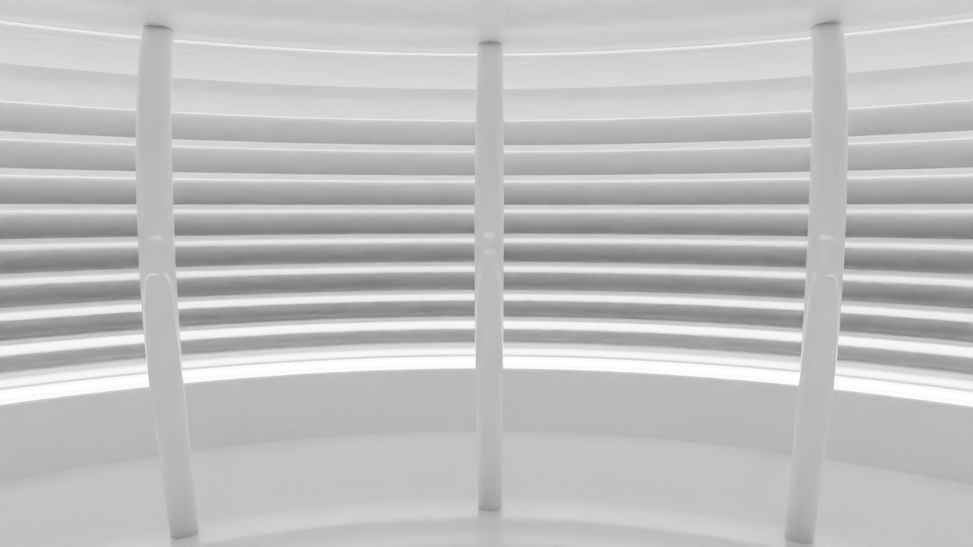 Concept space interior empty room 6 Low-poly 3D model_9