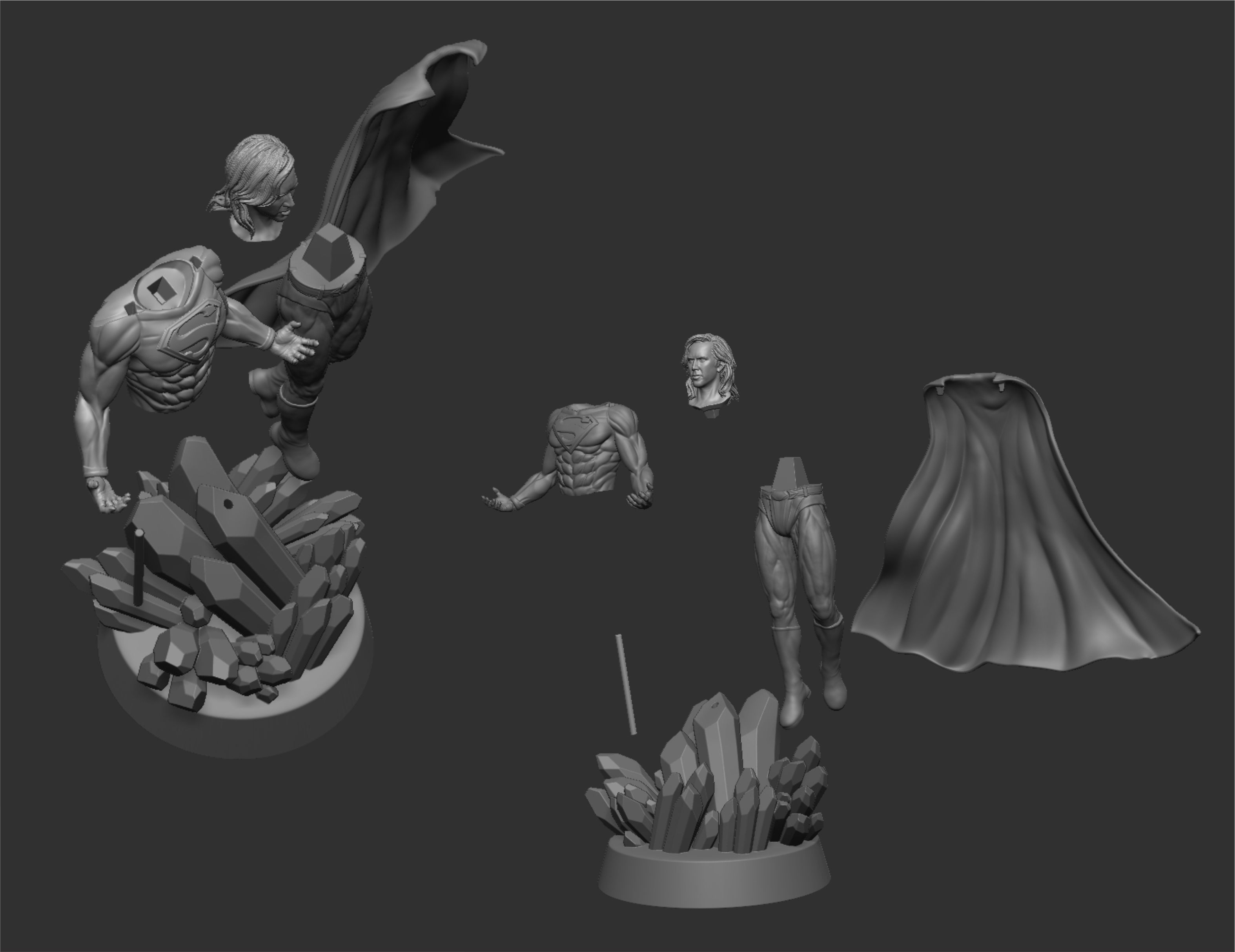 superman lives nicolas cage 6 inch figure Free 3D print model_4