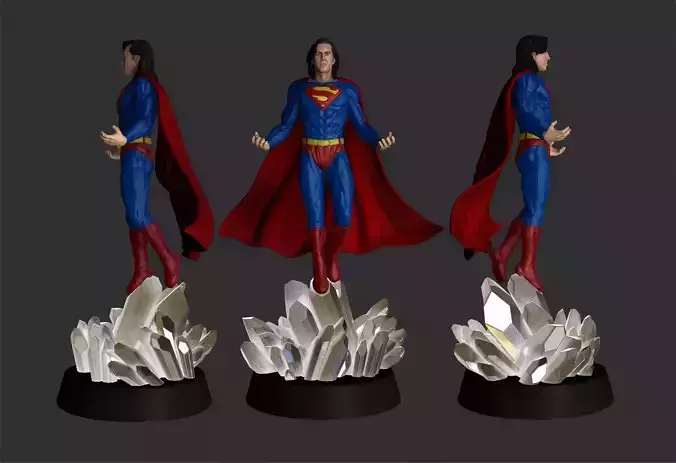 superman lives nicolas cage 6 inch figure Free 3D print model