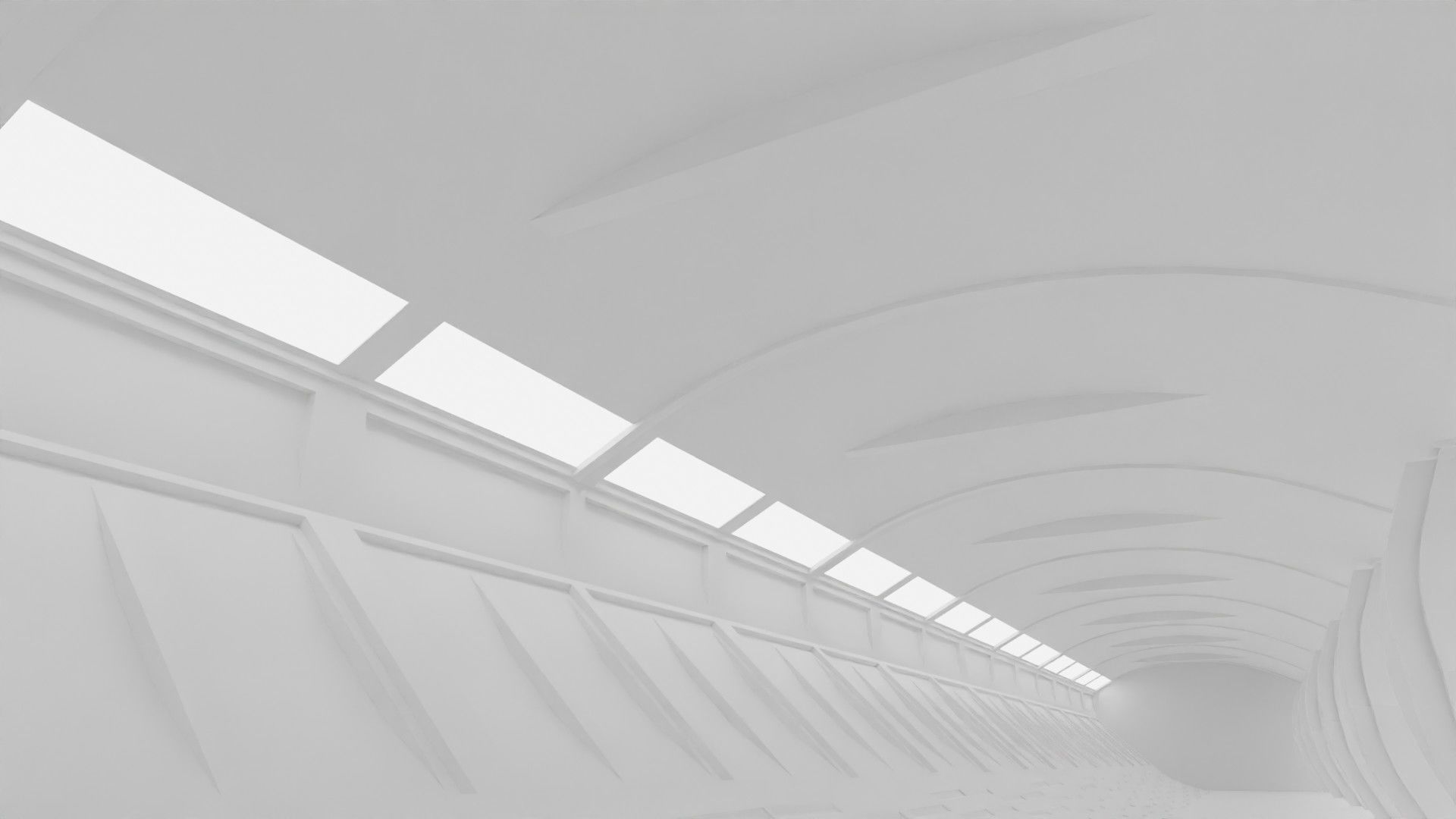 Concept space interior empty rooms 3D Model Collection_41