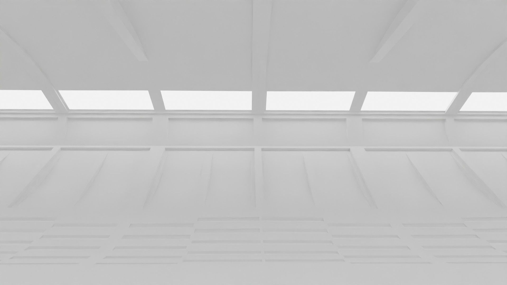 Concept space interior empty rooms 3D Model Collection_46