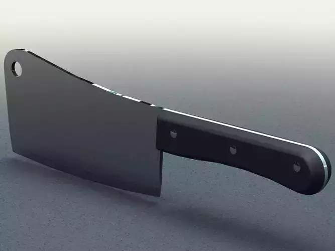 Meat Cleaver Knife with Plastic Handle