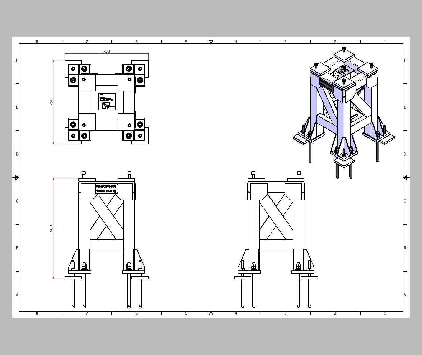 26369-ROBOT BASE KAWASAKI BX100S-900 3D model_8