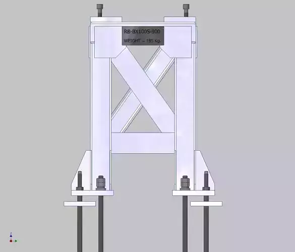 26369-ROBOT BASE KAWASAKI BX100S-900 3D model