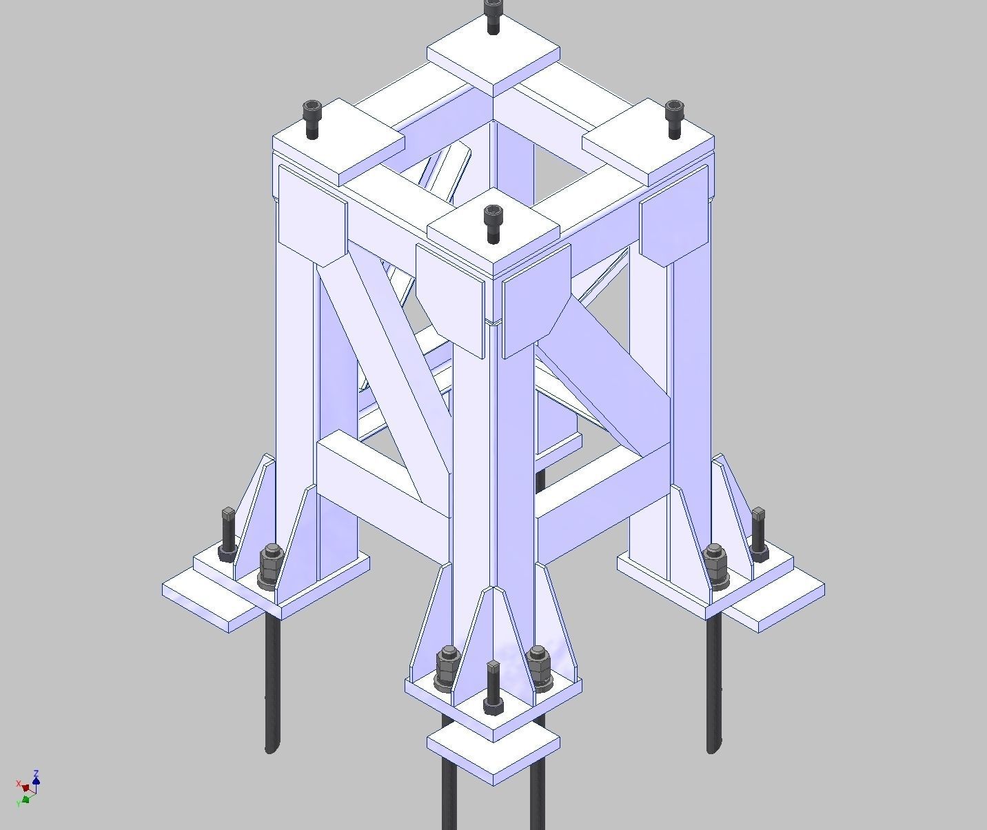 26369-ROBOT BASE KAWASAKI BX100S-900 3D model_7