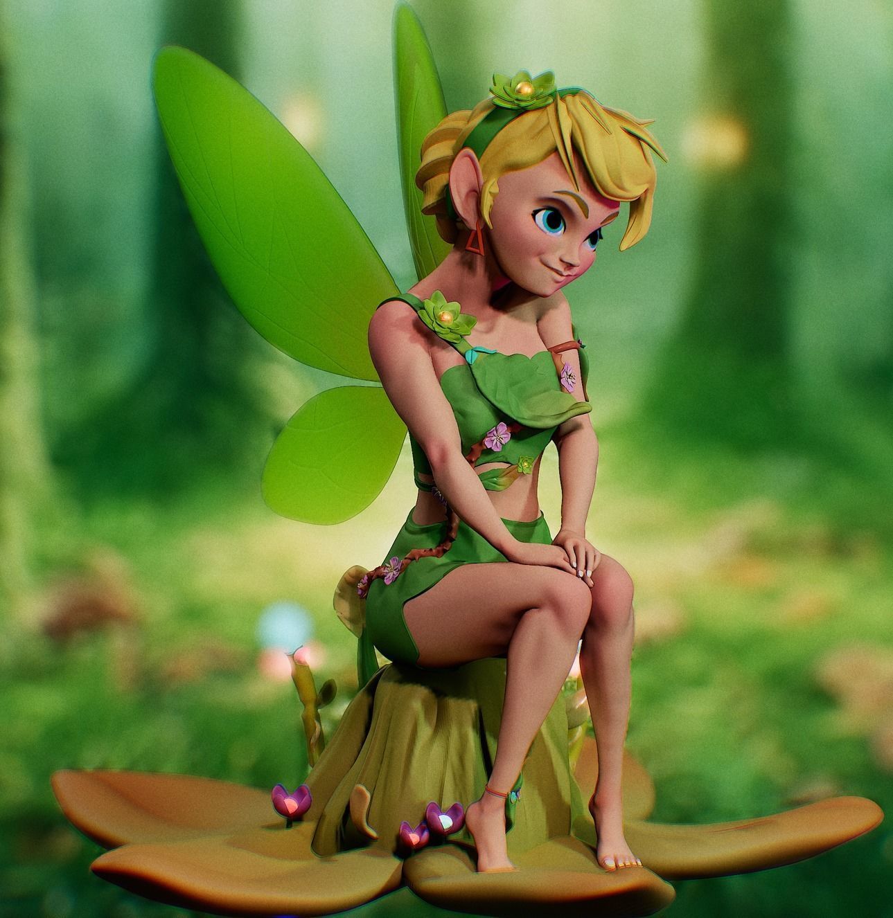 Fee enchante 3D print model_4