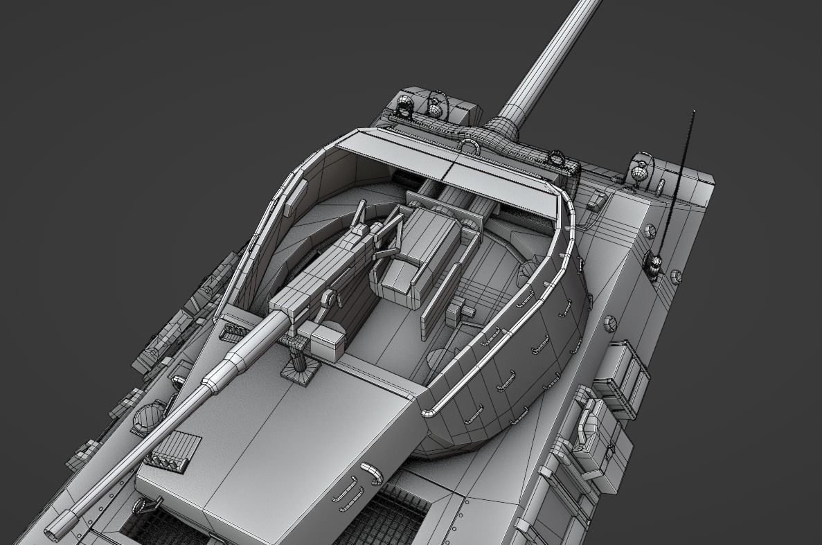 M36 Jackson  American tank destroyer 3D model_18
