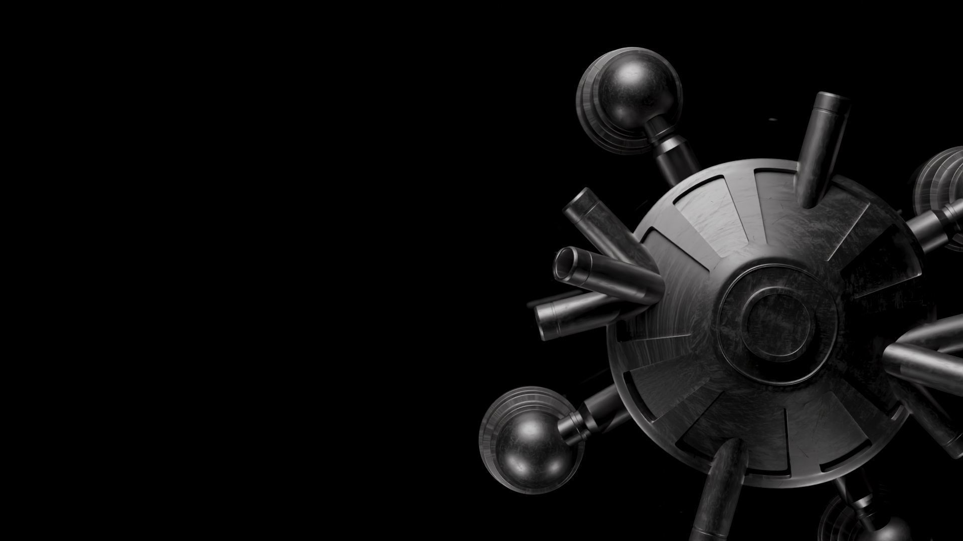 Super Contra Mechanical Spider Boss - Creature from Space 3D model_18