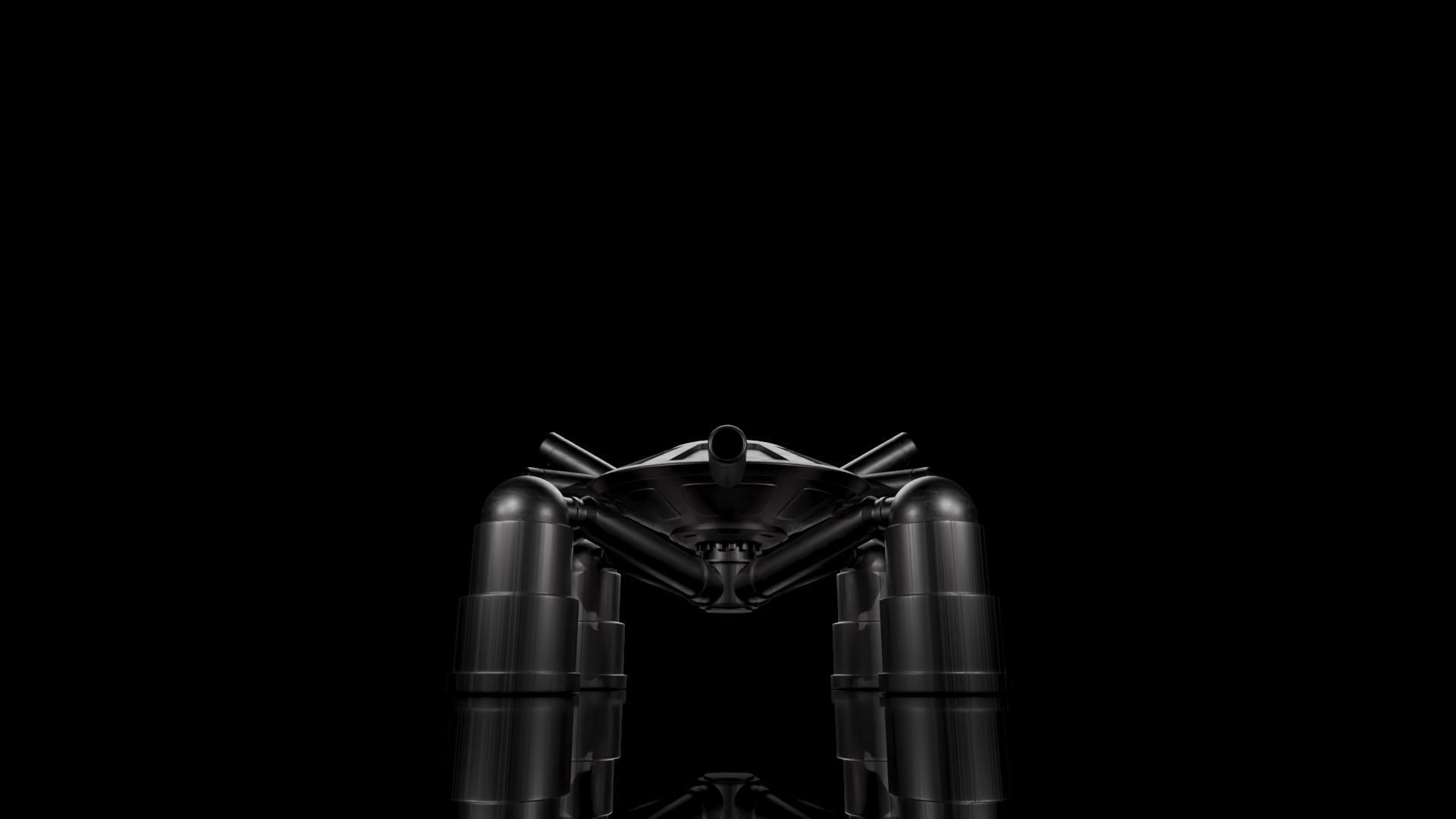 Super Contra Mechanical Spider Boss - Creature from Space 3D model_19