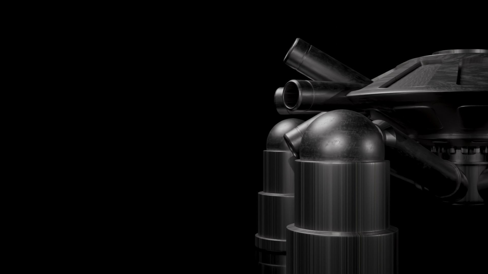 Super Contra Mechanical Spider Boss - Creature from Space 3D model_13