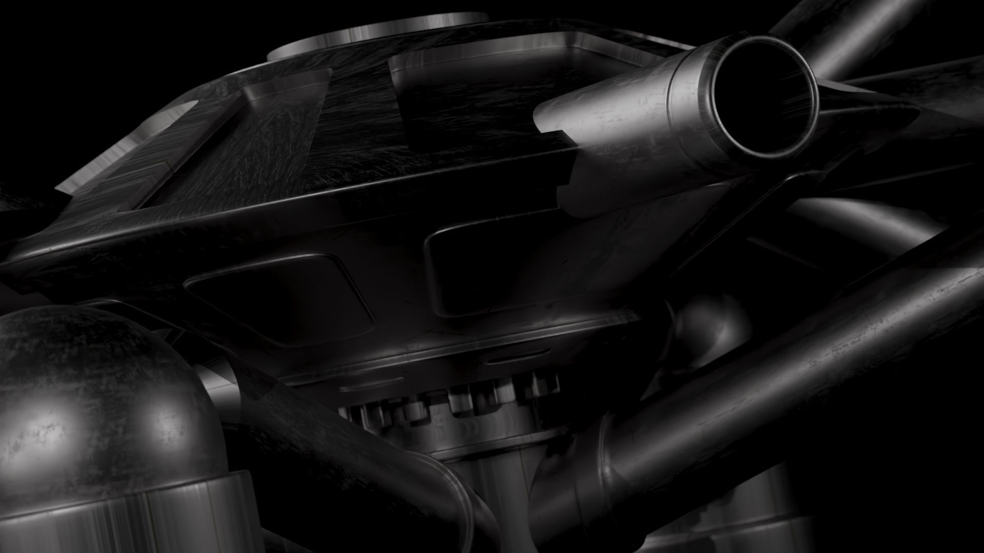 Super Contra Mechanical Spider Boss - Creature from Space 3D model_23