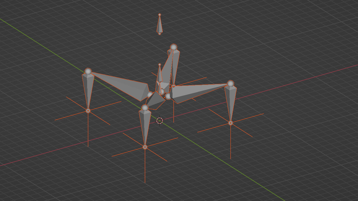 Super Contra Mechanical Spider Boss - Creature from Space 3D model_9