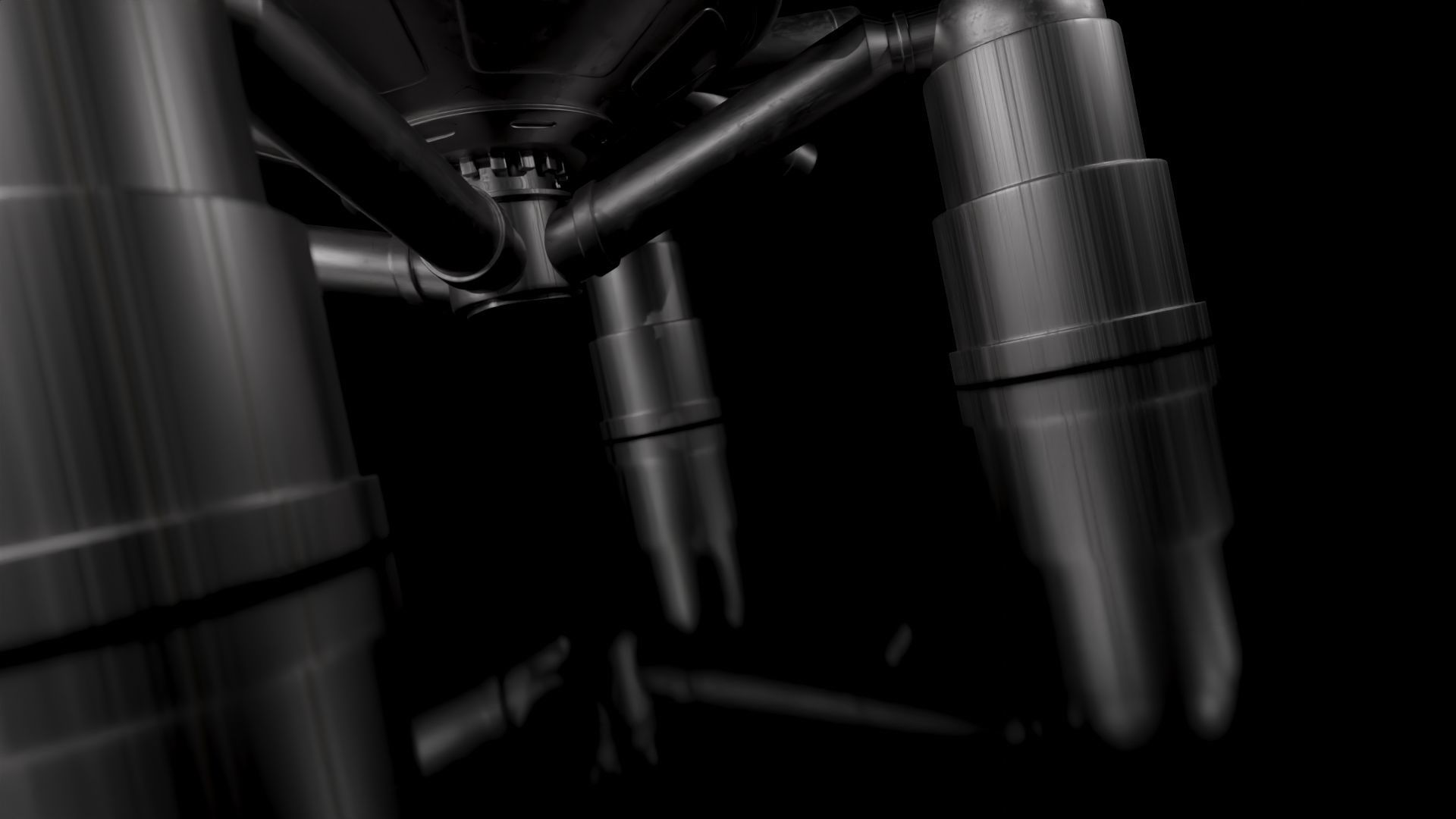 Super Contra Mechanical Spider Boss - Creature from Space 3D model_21