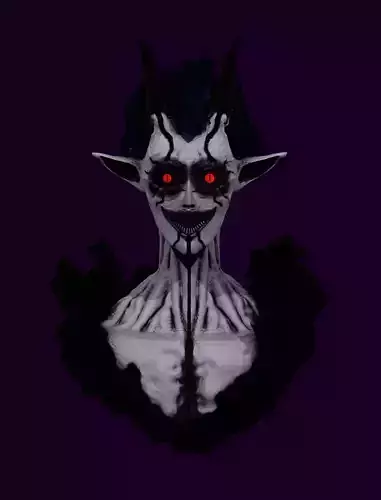 Devil sculpture highpoly  from black clover