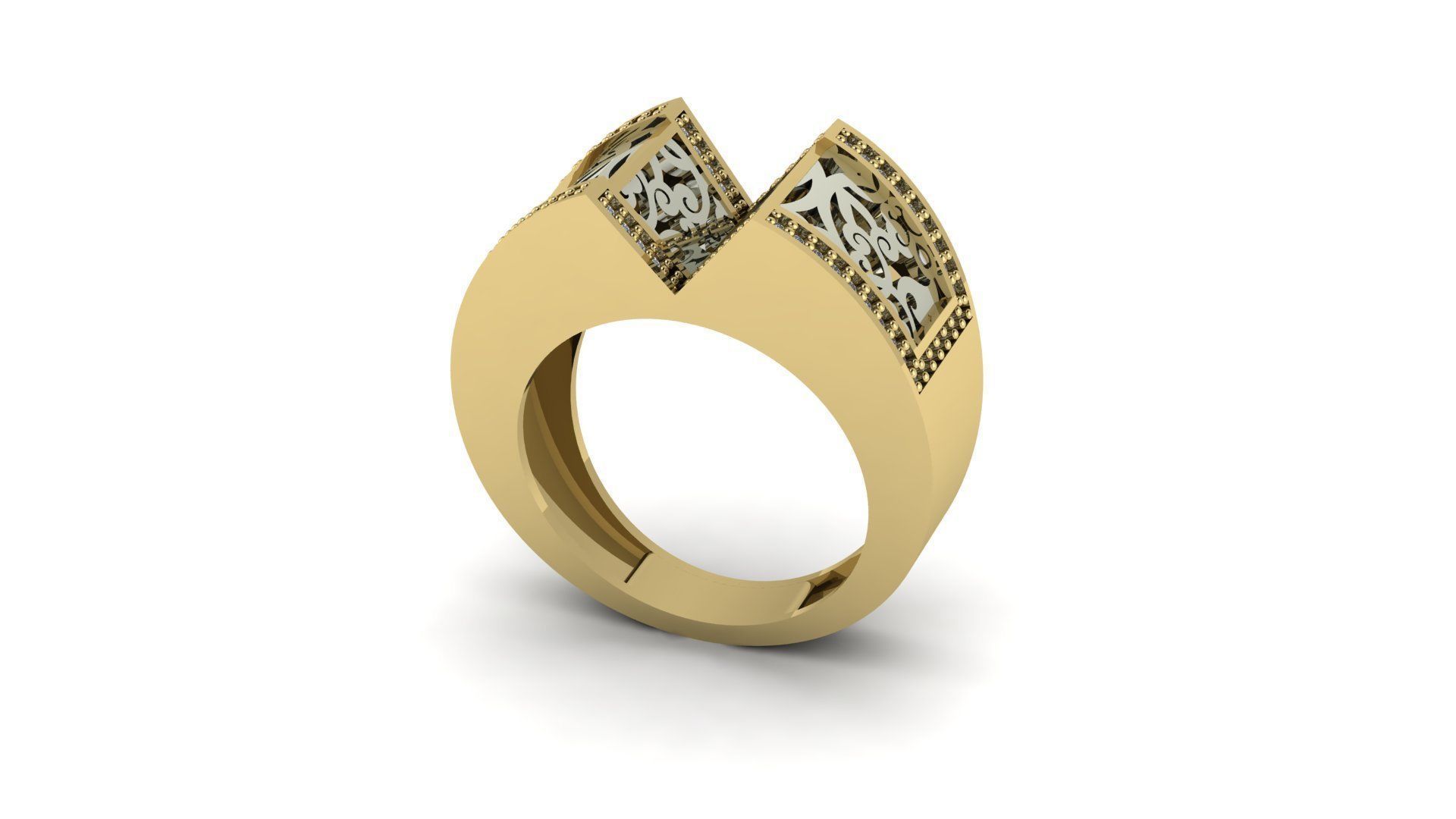 fantasy ring 3D print model_3