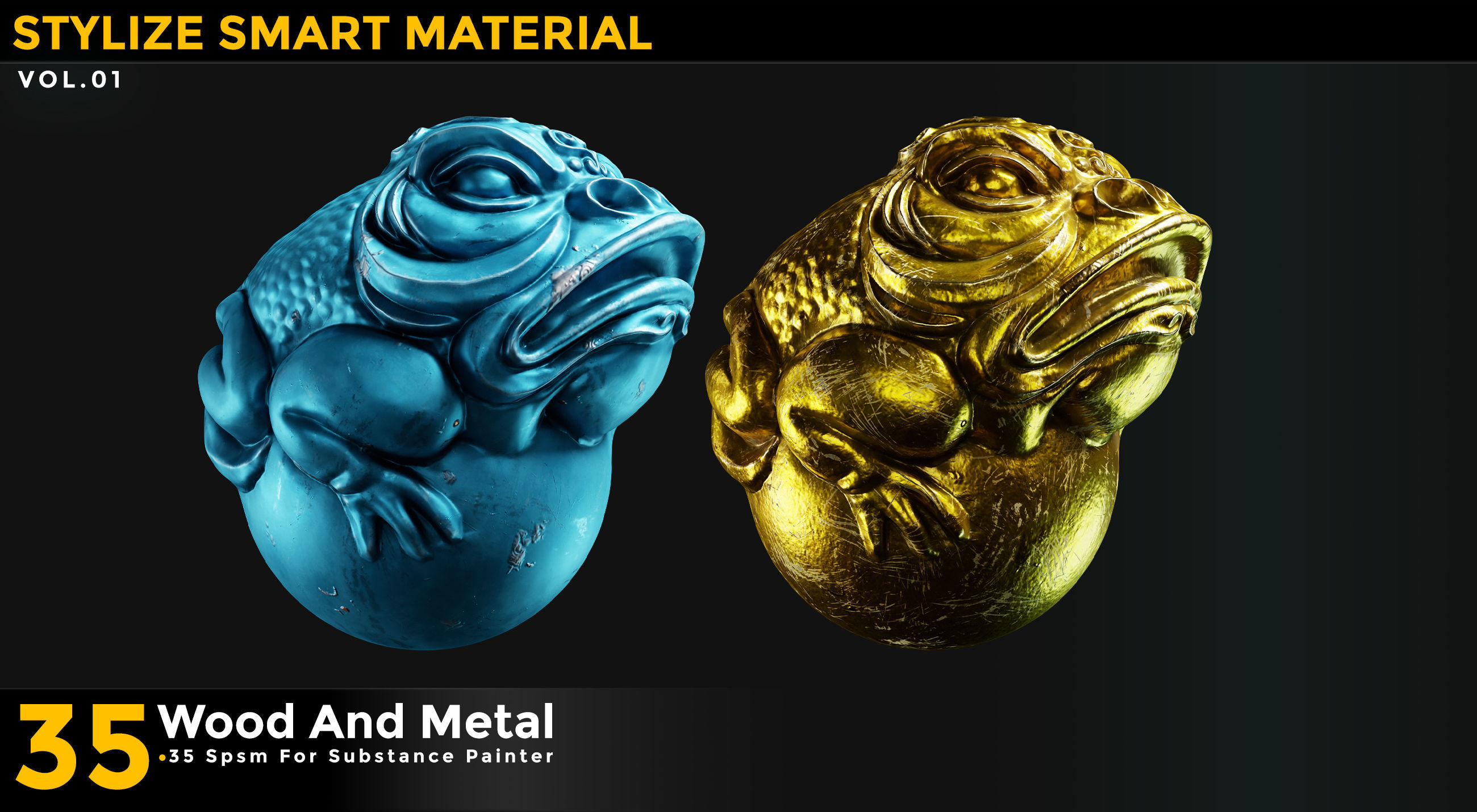 35 Stylized Smart Materials Wood - Metal Vol 01 Texture_12