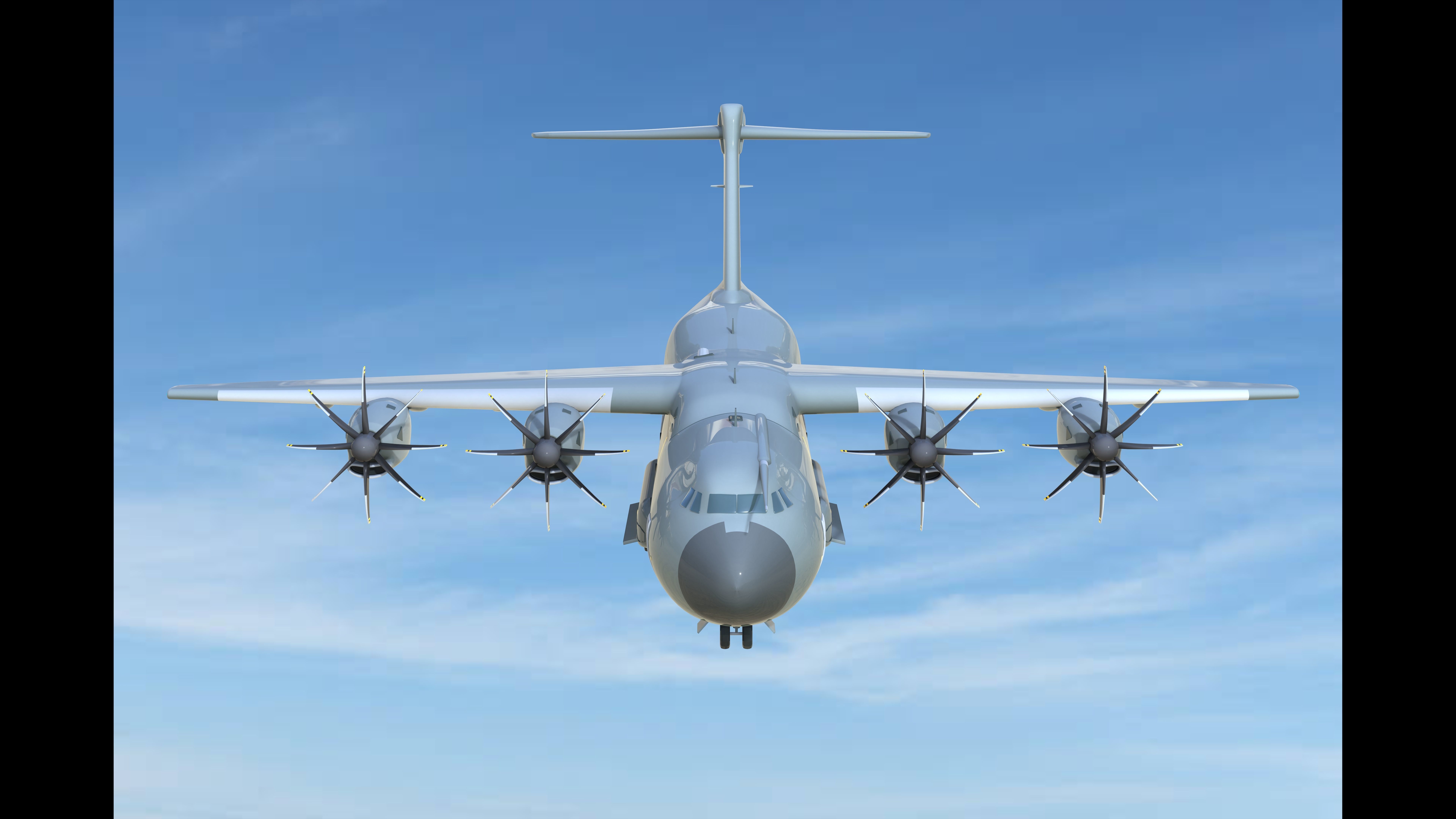 Aircraft A400 MODEL 3D model_3
