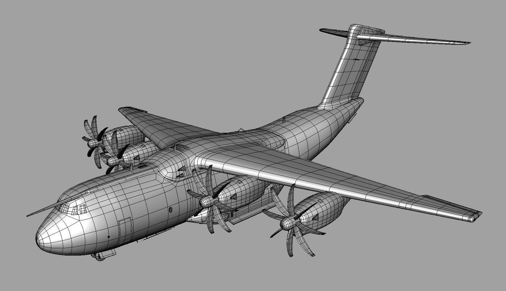Aircraft A400 MODEL 3D model_8