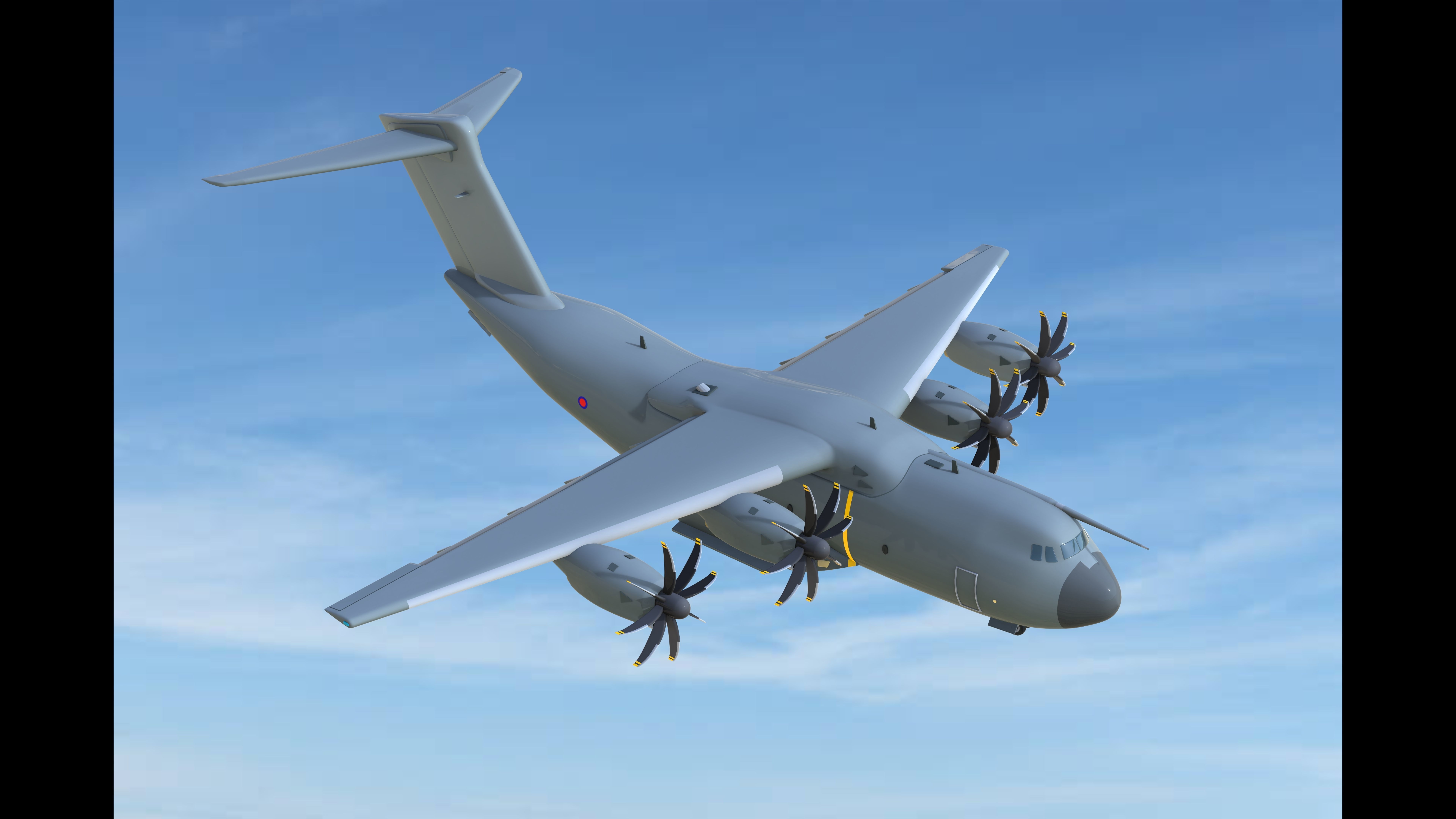 Aircraft A400 MODEL 3D model_1