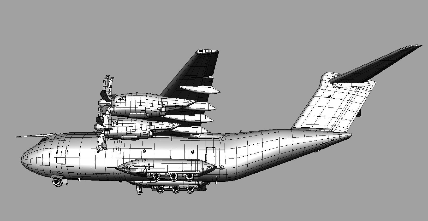 Aircraft A400 MODEL 3D model_10