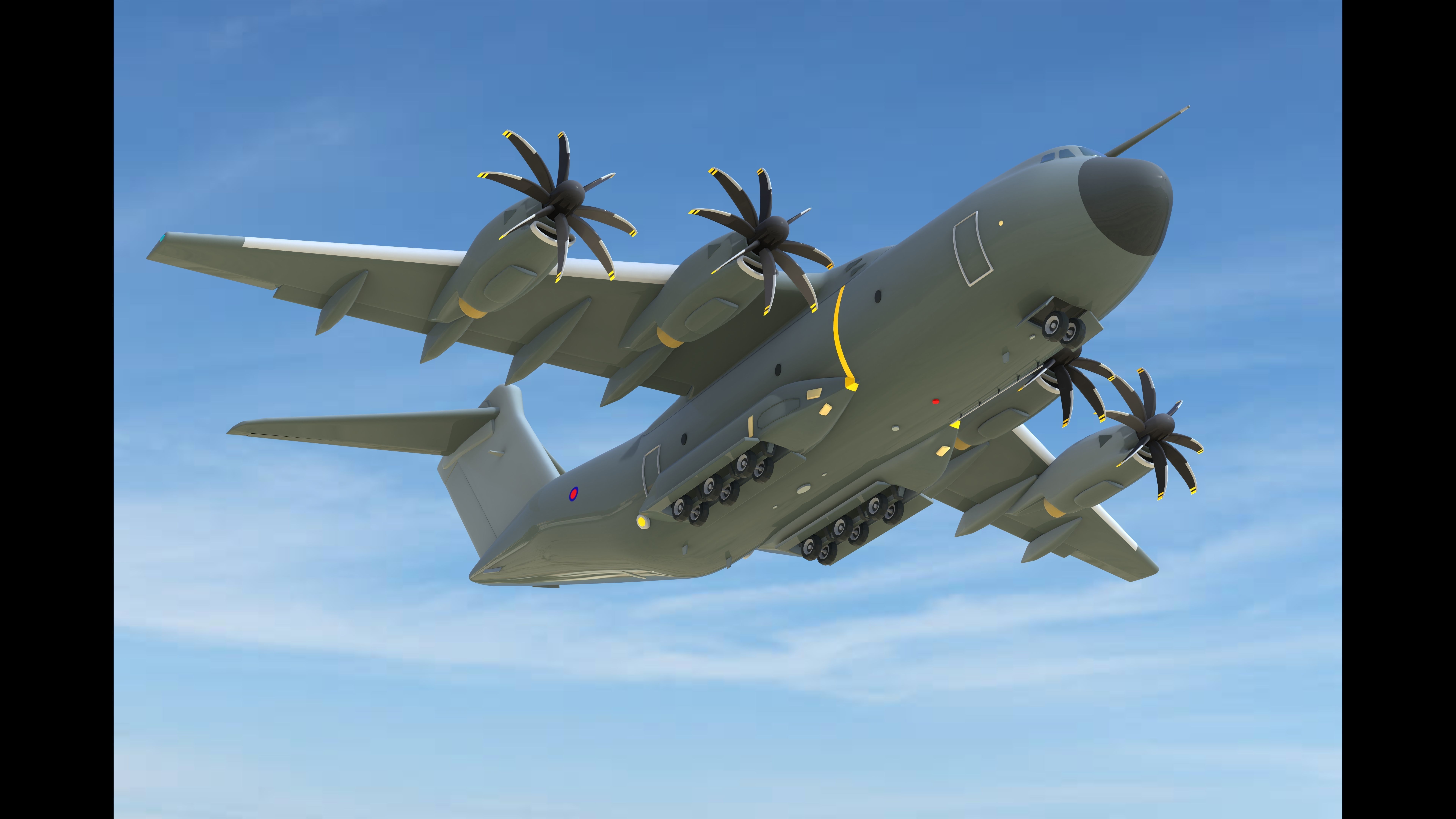 Aircraft A400 MODEL 3D model_7