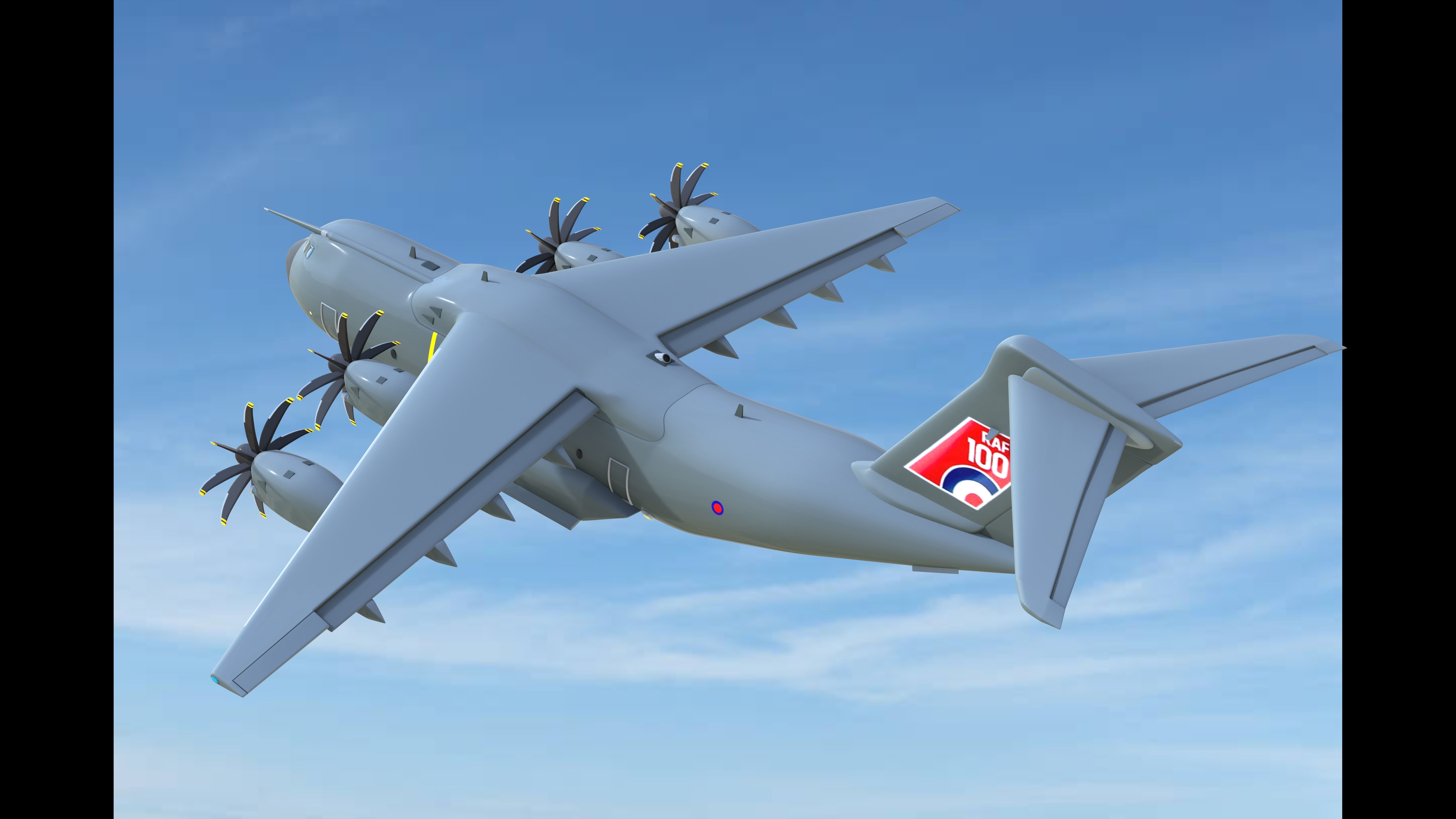 Aircraft A400 MODEL 3D model_5