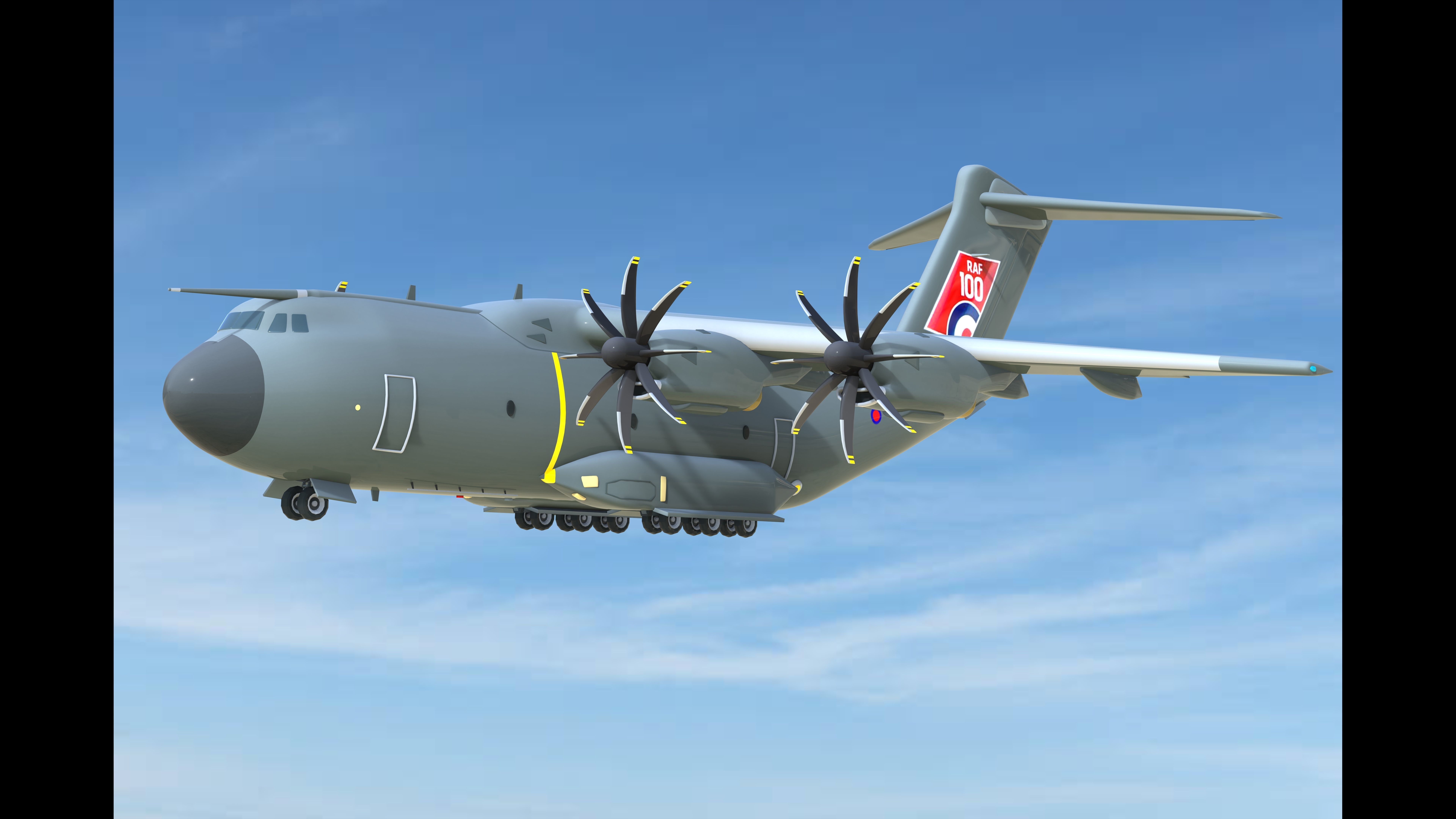 Aircraft A400 MODEL 3D model_6