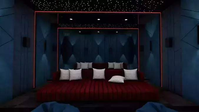 Home Theater 04 3D model