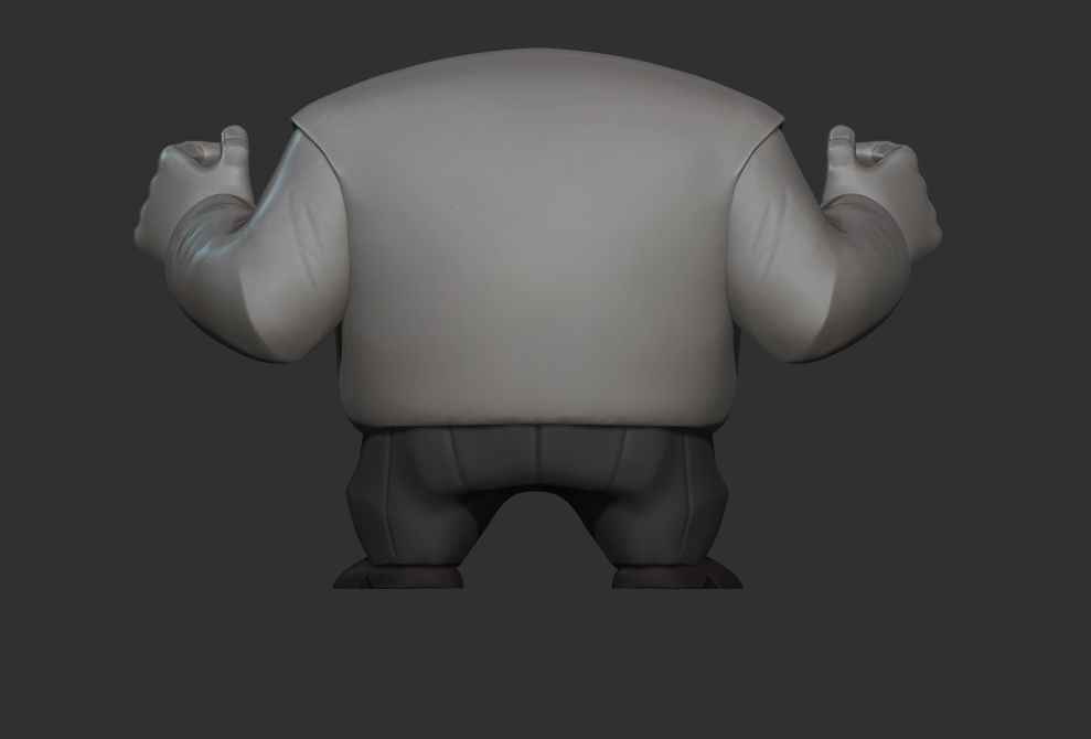 kingping miniature  stylized 3D print model_5