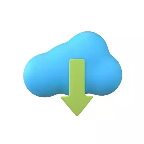 Cloud Download Icon v1 002