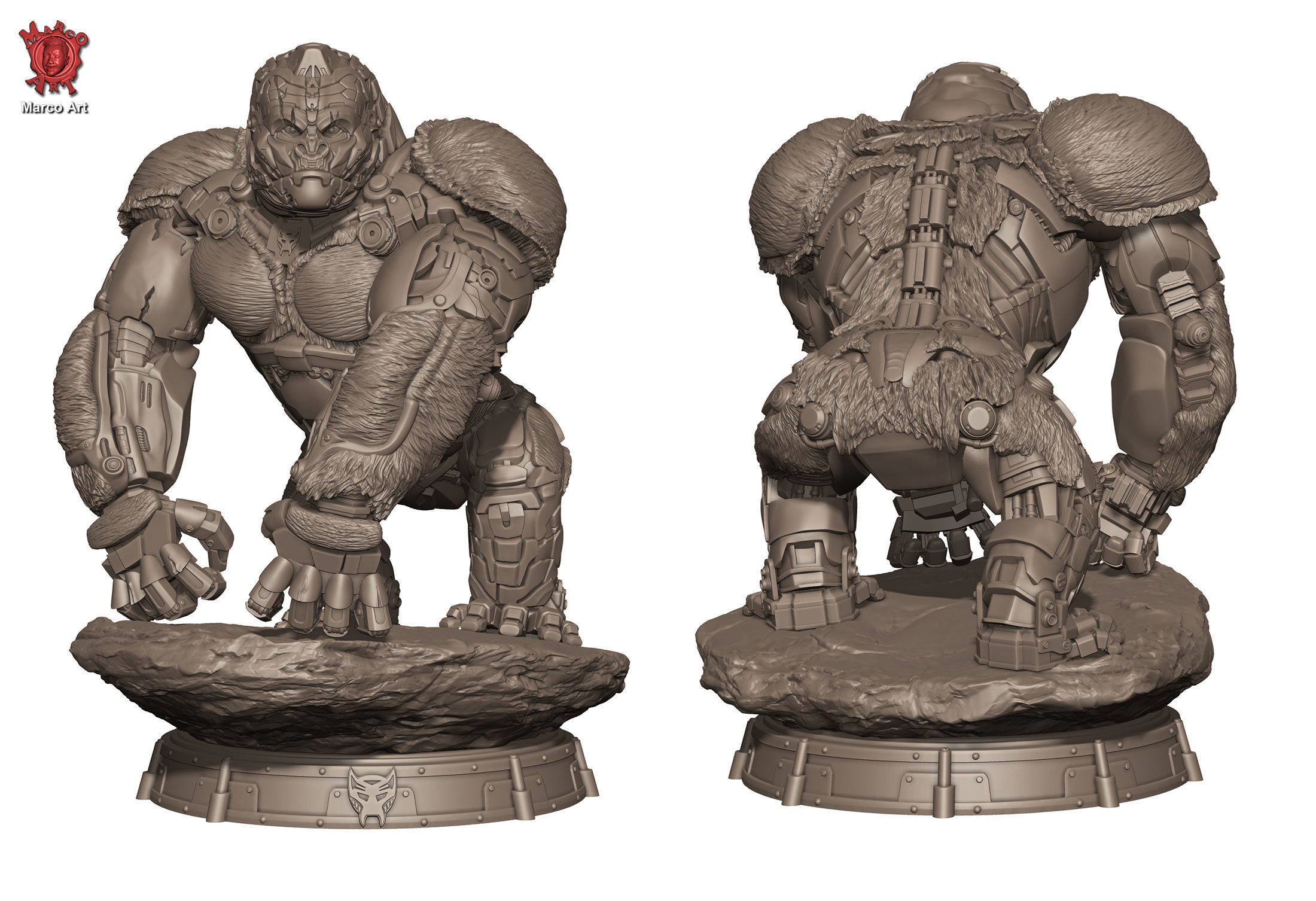 Optimus Prima 3D stl file 3D print model_4