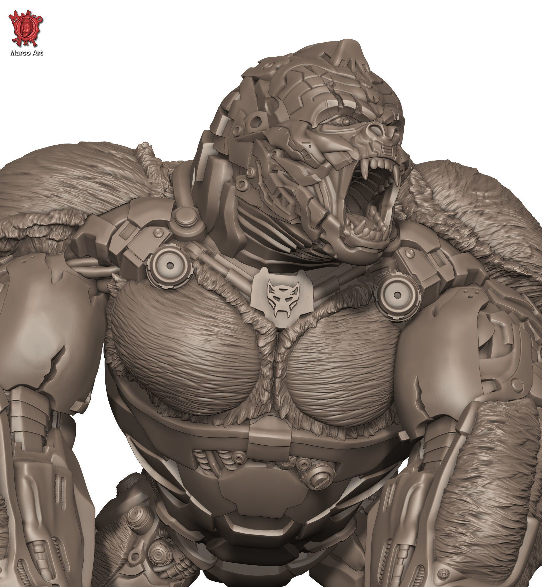 Optimus Prima 3D stl file 3D print model_3