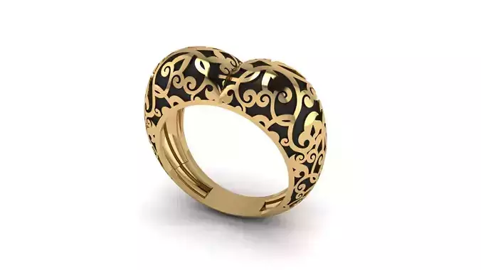 patterned ring