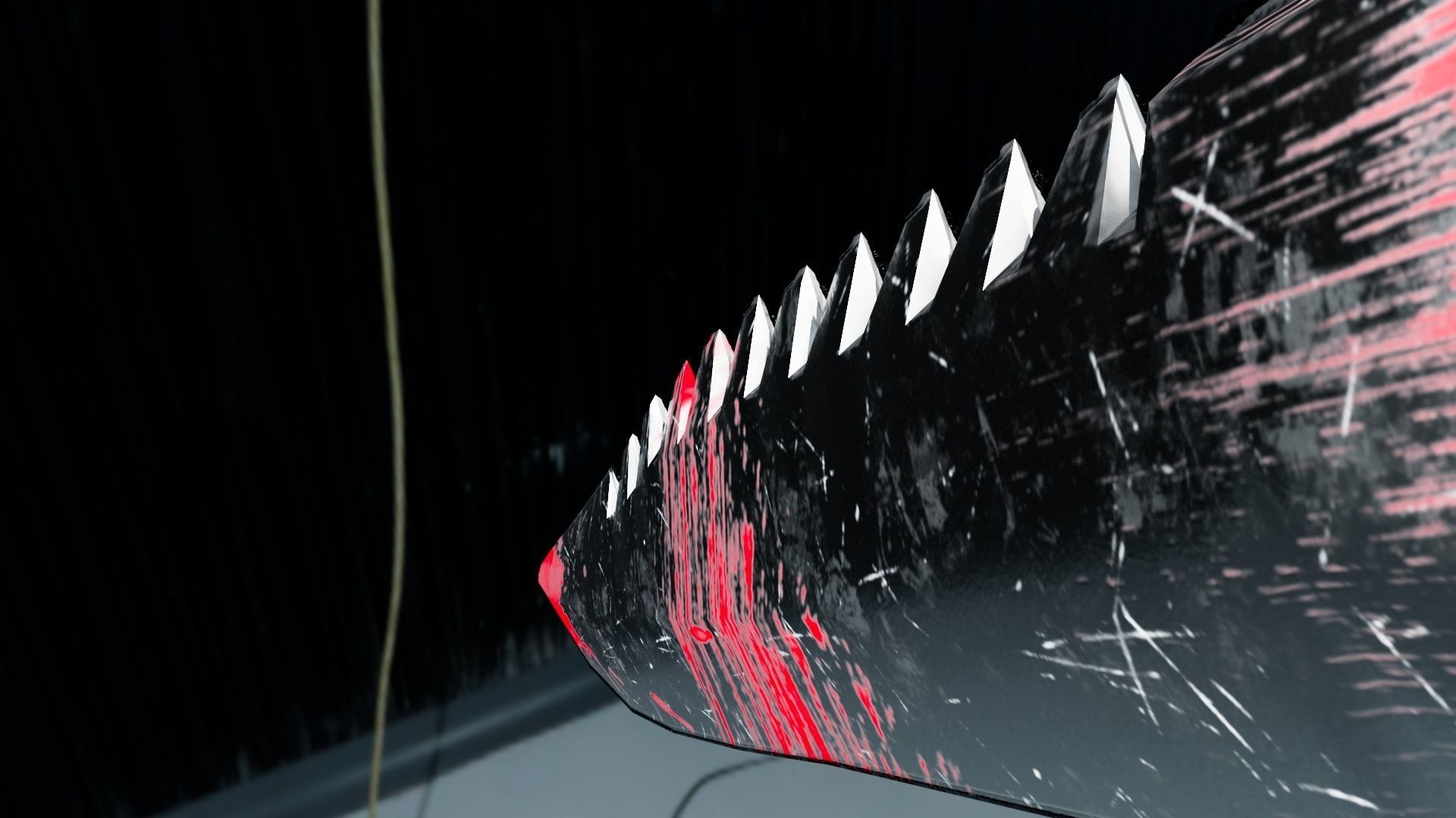 Bloody Knife  3D model_3