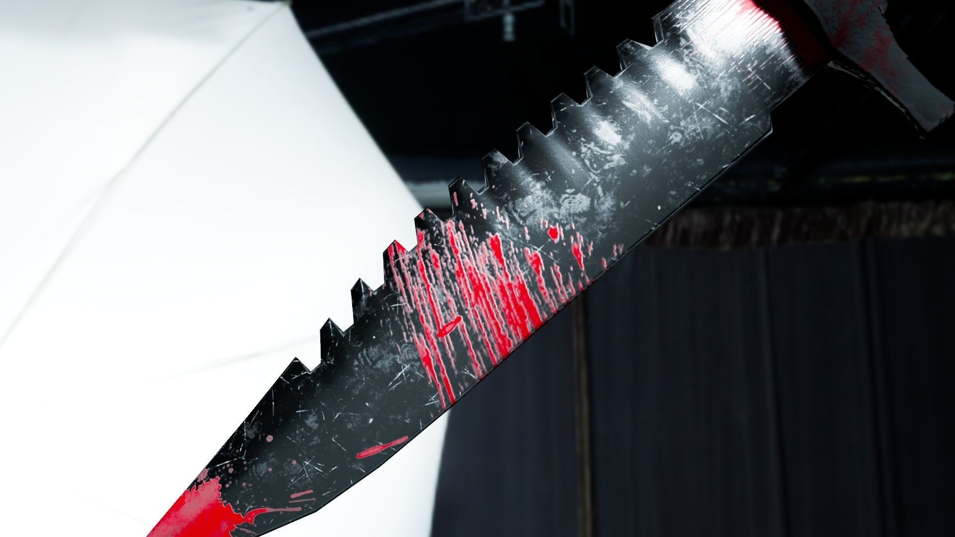 Bloody Knife  3D model_2