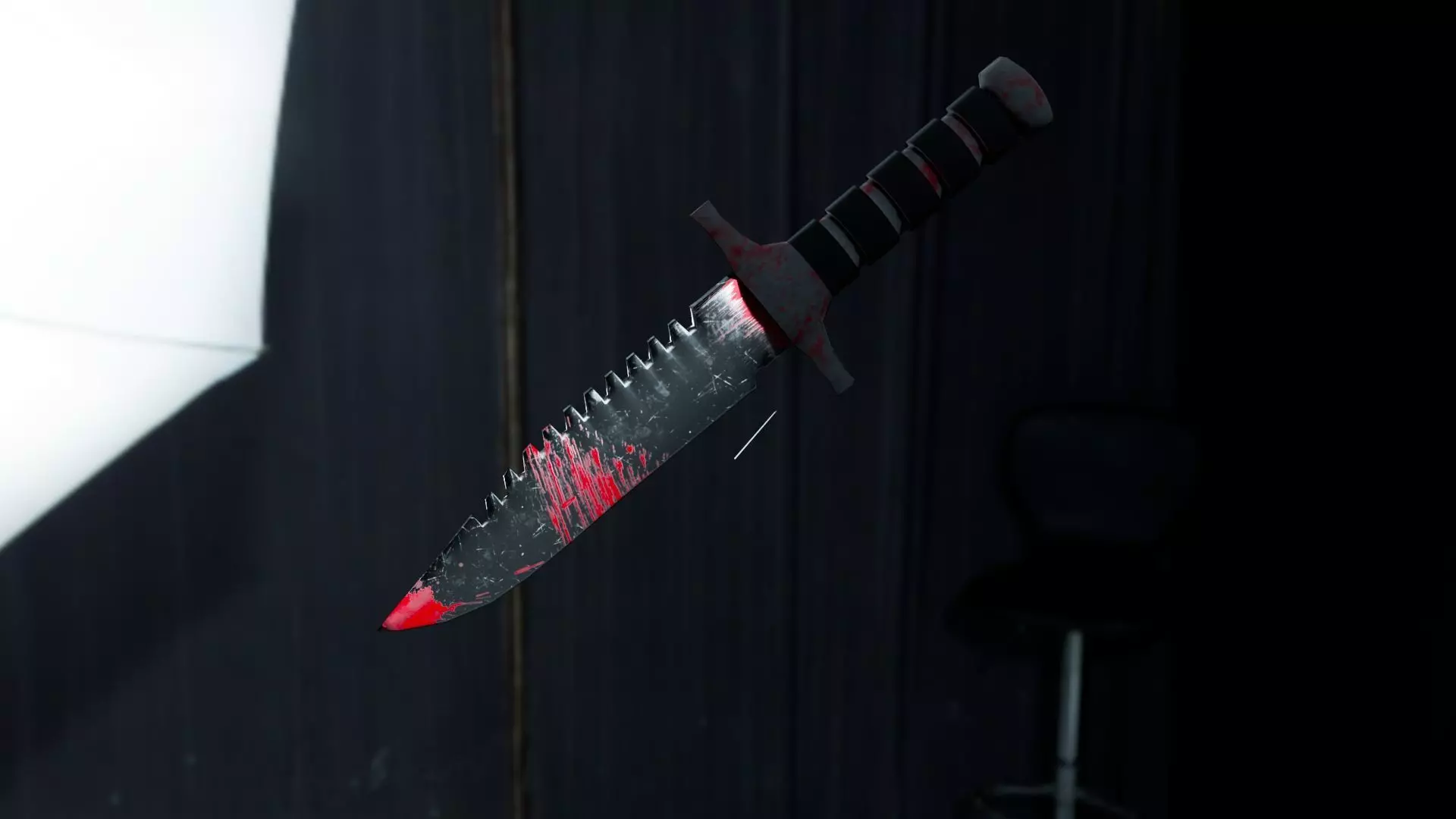 Bloody Knife  3D model_0