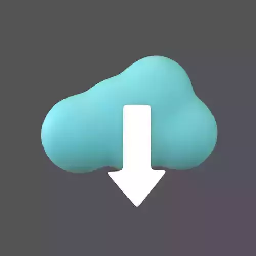 Cloud Download Icon v1 009