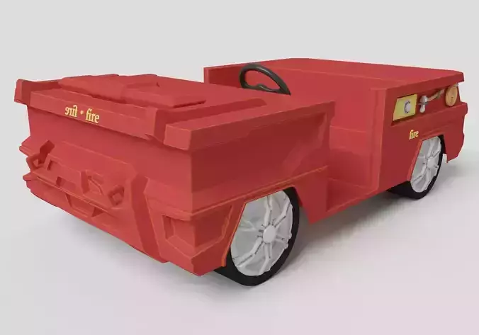 ride on car fire truck design