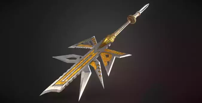 Egyptian God Sword Low-poly 3D model