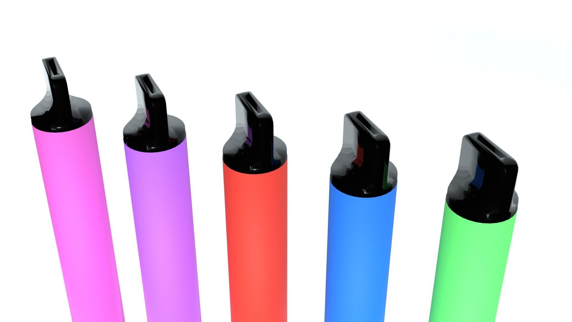 Disposable Vape low-poly model Low-poly 3D model_2