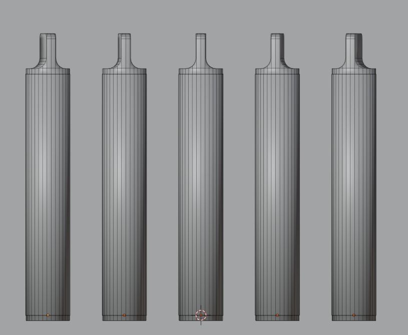 Disposable Vape low-poly model Low-poly 3D model_3