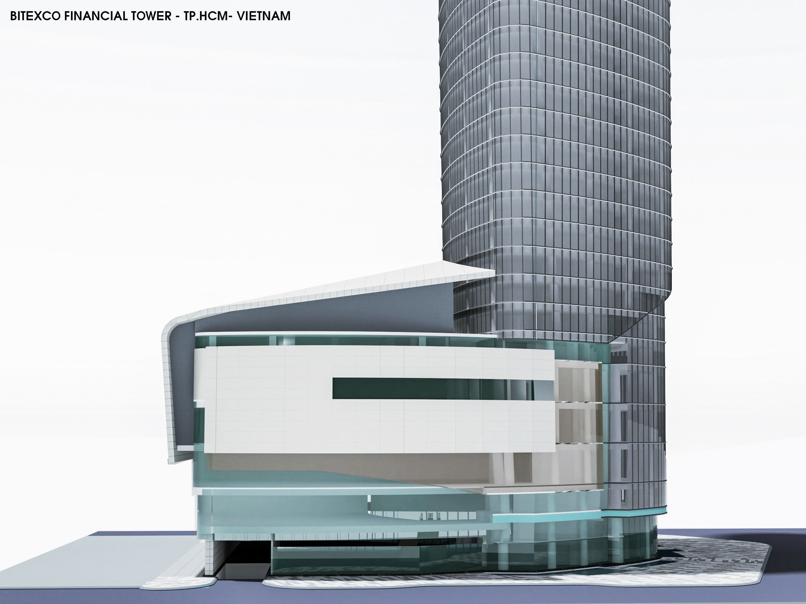 BITEXCO FINANCIAL TOWER Low-poly 3D model_15