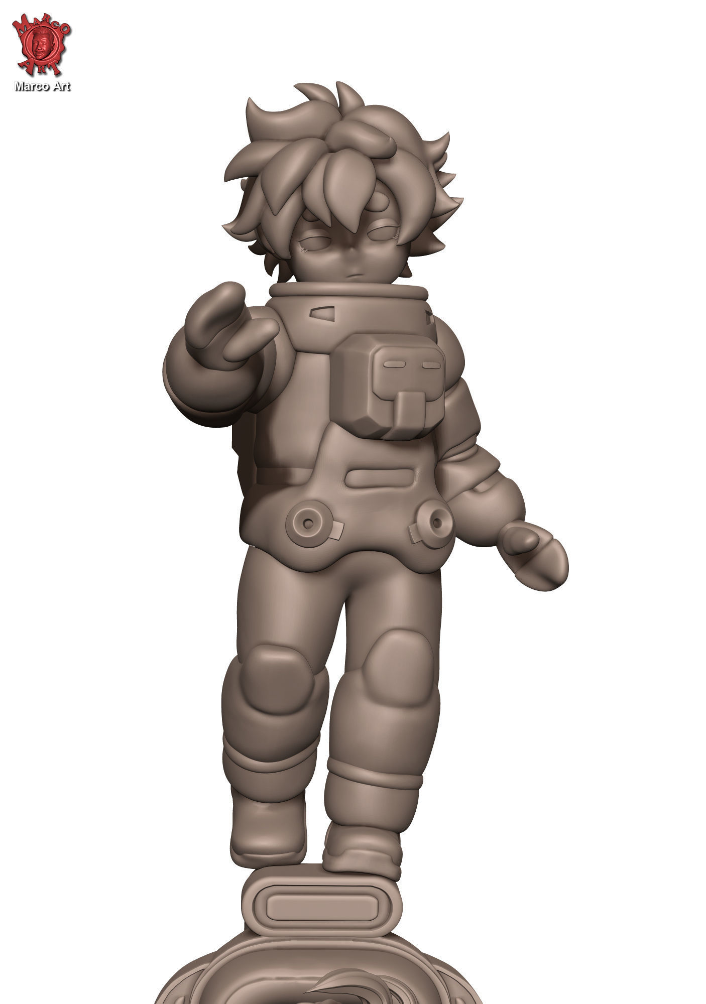 Gundam witch pilot seat 3D file 3D print model_4