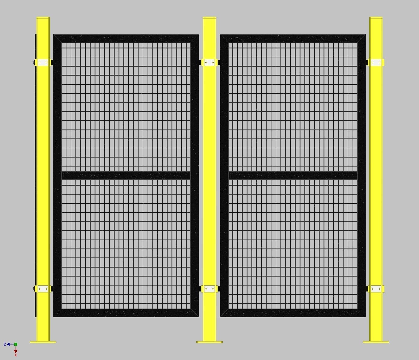26347-SAFETY FENCE 7 UNIT 3D model_3