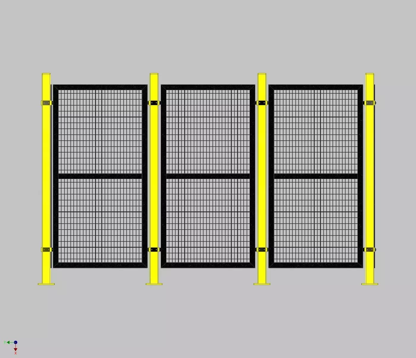 26347-SAFETY FENCE 7 UNIT 3D model_0