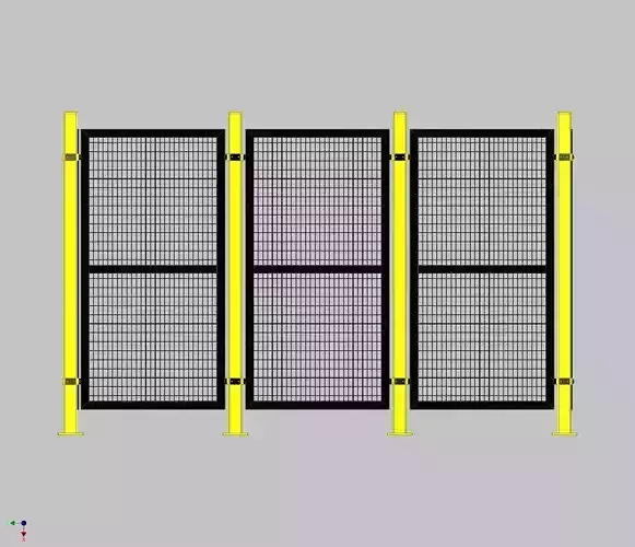 26347-SAFETY FENCE 7 UNIT 3D model