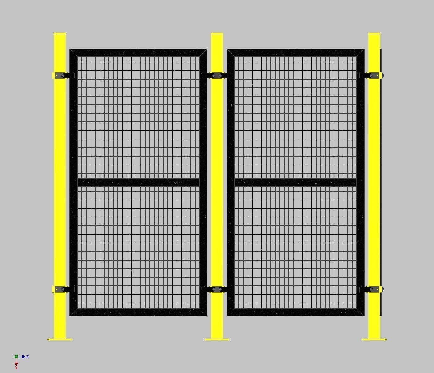 26347-SAFETY FENCE 7 UNIT 3D model_1