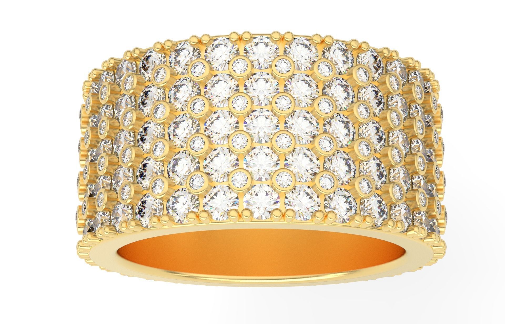 Wed Band Style 2 3D print model_3