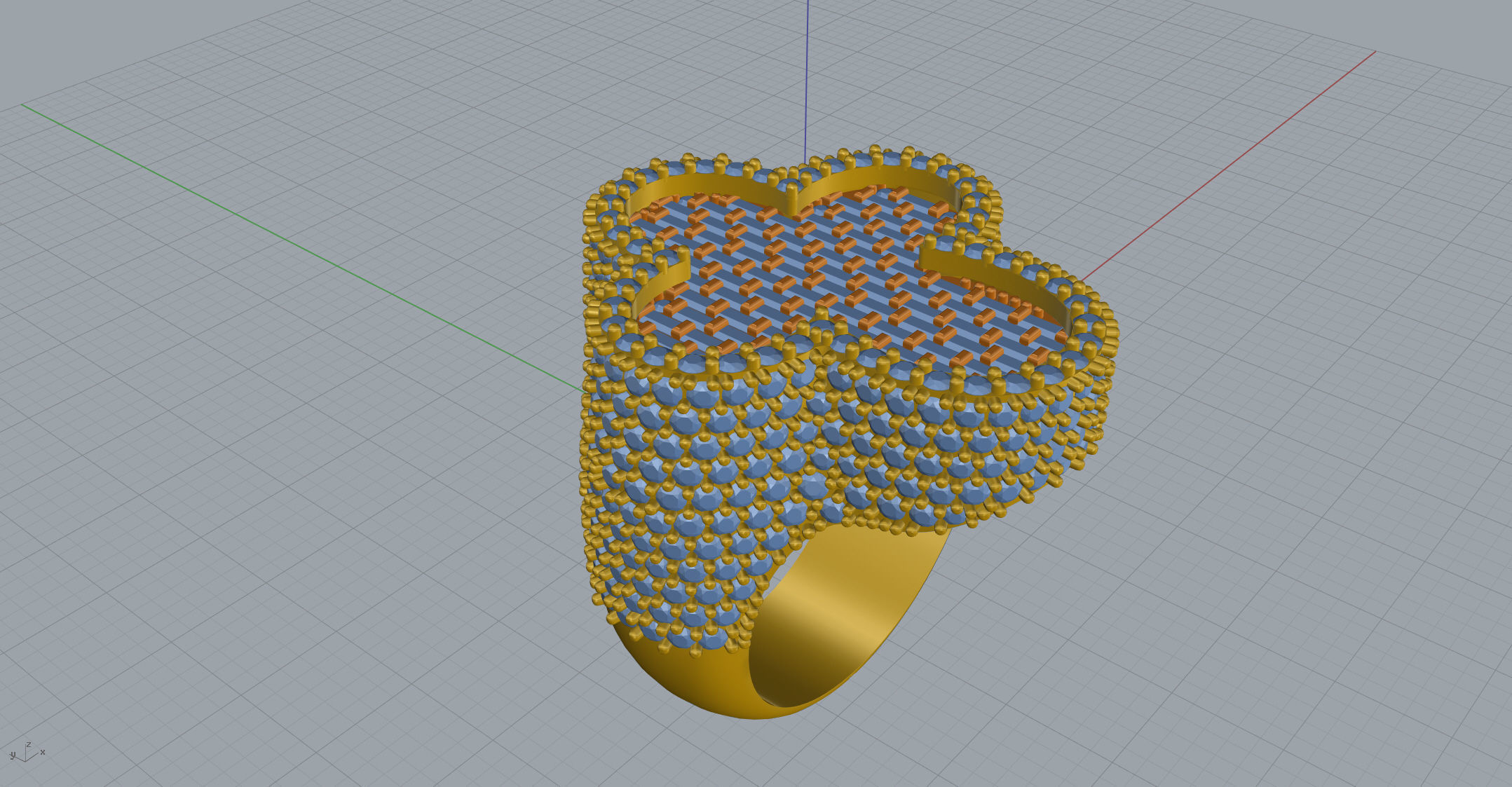 Cross Ring New 1 3D print model_9